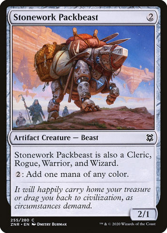 Stonework Packbeast [Zendikar Rising] (ZNR 255)