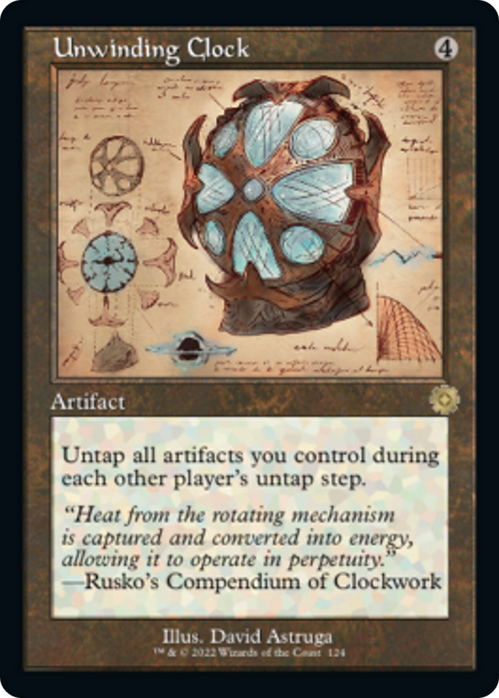 Unwinding Clock (Schematic) [The Brothers' War Retro Artifacts]