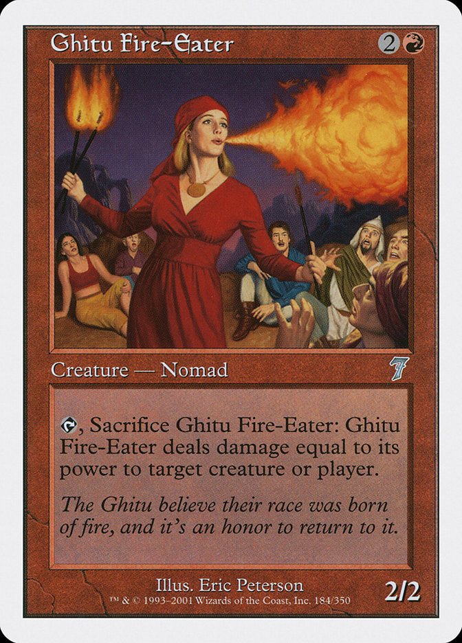 Ghitu Fire-Eater [Seventh Edition] (7ED 184)