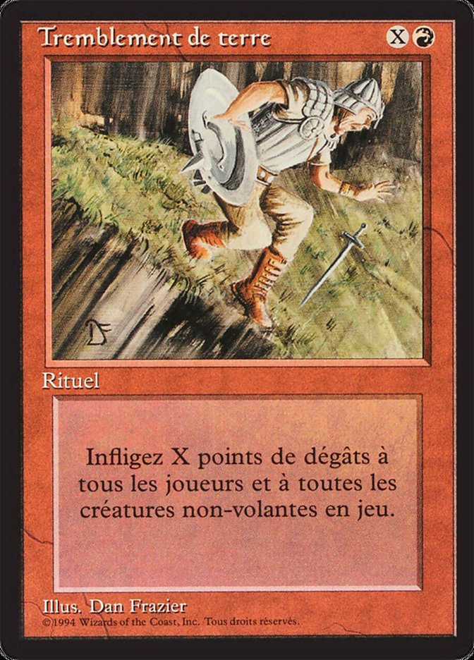 Earthquake [Foreign Black Border] (FBB 148)