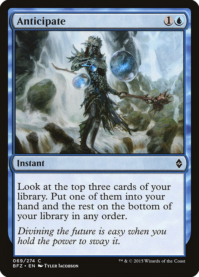 Anticipate [Battle for Zendikar] (BFZ 69)