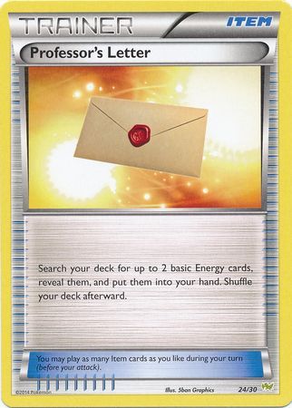 Professor's Letter (24/30) [XY: Trainer Kit - Sylveon & Noivern]