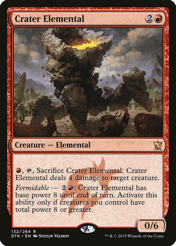 Crater Elemental [Dragons of Tarkir] (DTK 132)