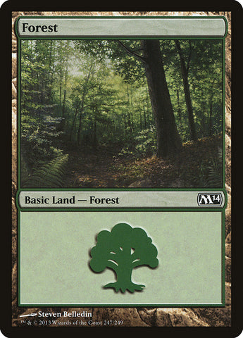 Forest (#247) [Magic 2014] (M14 247)