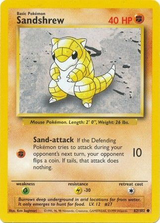 Sandshrew (62/102) [Base Set]