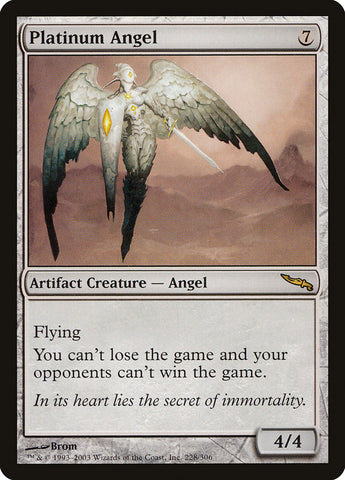 Platinum Angel [Mirrodin] (MRD 228)