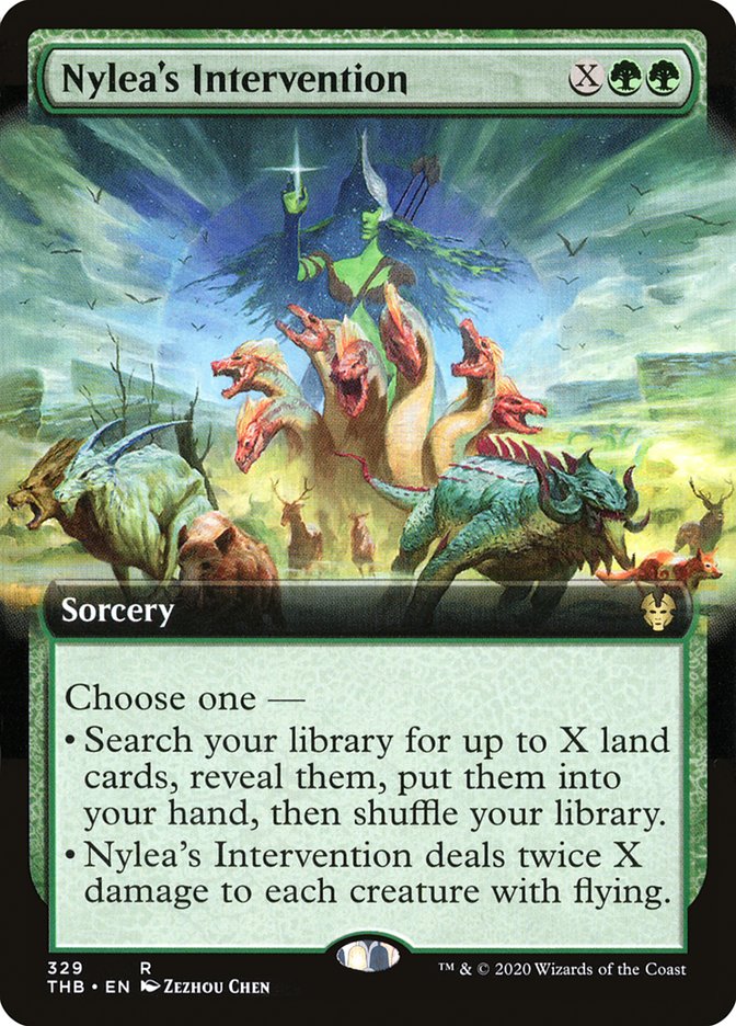 Nylea's Intervention (Extended Art) [Theros Beyond Death] (THB 329)