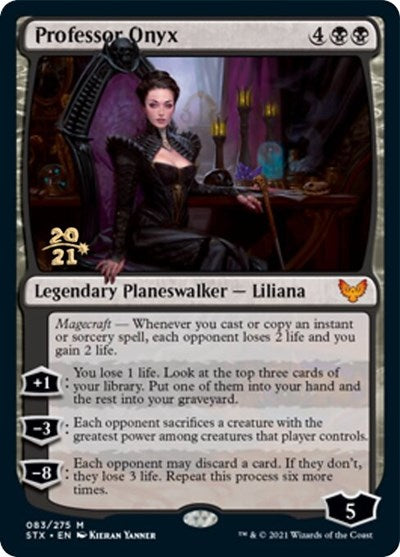 Professor Onyx [Strixhaven: School of Mages Prerelease Promos] (PSTX 83)