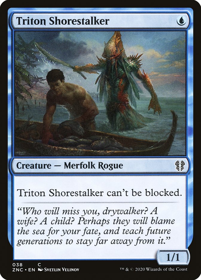 Triton Shorestalker [Zendikar Rising Commander] (ZNC 38)