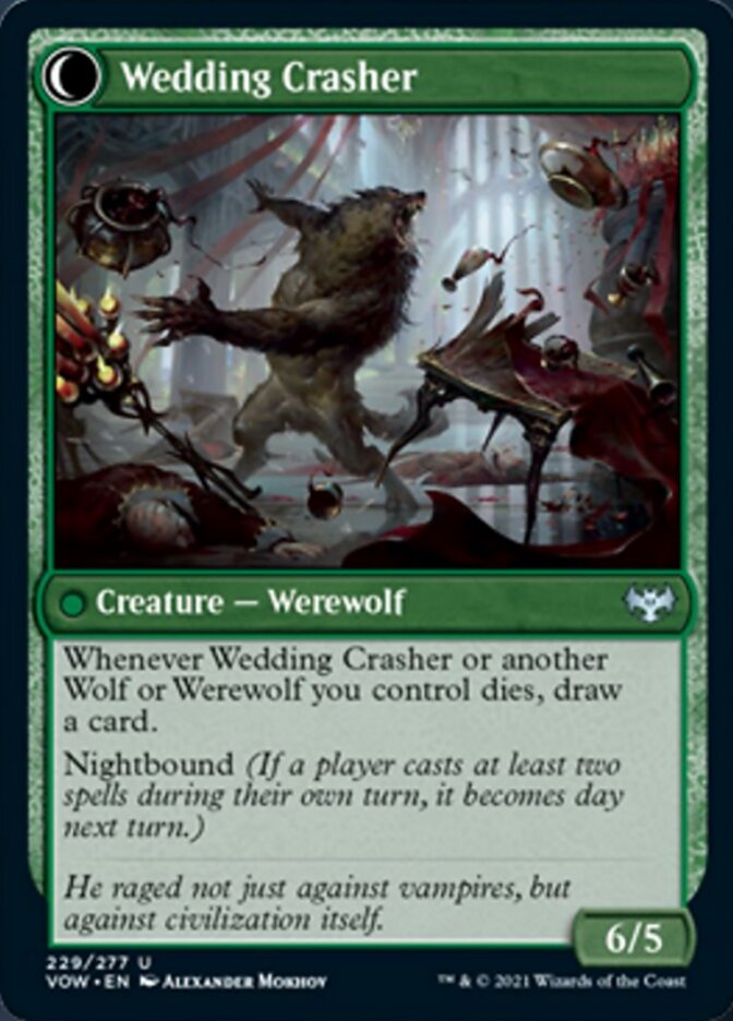 Wolfkin Outcast // Wedding Crasher [Innistrad: Crimson Vow] (VOW 229)