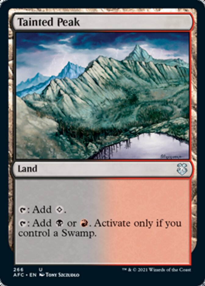 Tainted Peak [Dungeons & Dragons: Adventures in the Forgotten Realms Commander] (AFC 266)