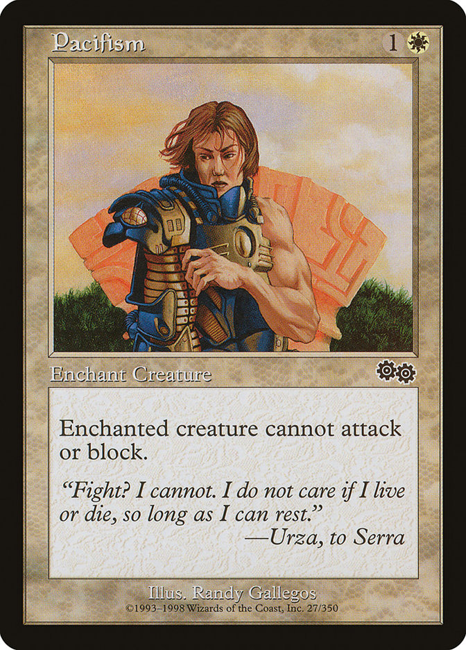 Pacifism [Urza's Saga] (USG 27)