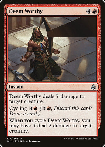 Deem Worthy [Amonkhet] (AKH 127)