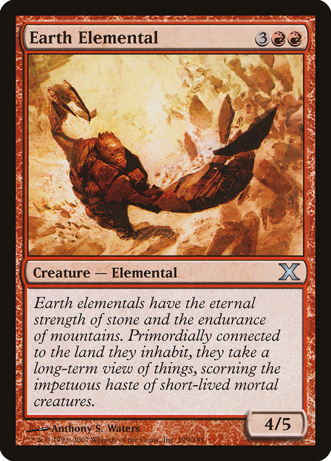 Earth Elemental [Tenth Edition] (10E 199)
