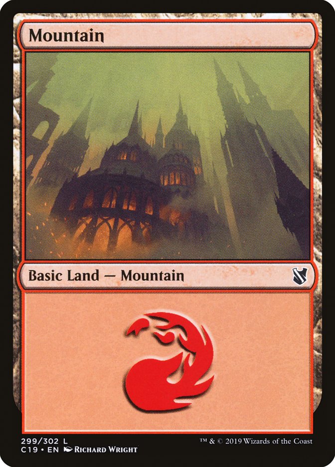 Mountain (#299) [Commander 2019] (C19 299)