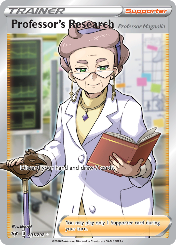Professor's Research (Professor Magnolia) (201/202) [Sword & Shield: Base Set]