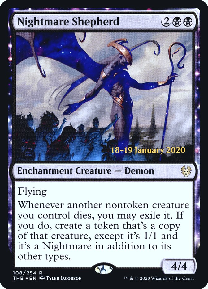 Nightmare Shepherd [Theros Beyond Death Prerelease Promos] (PTHB 108S)