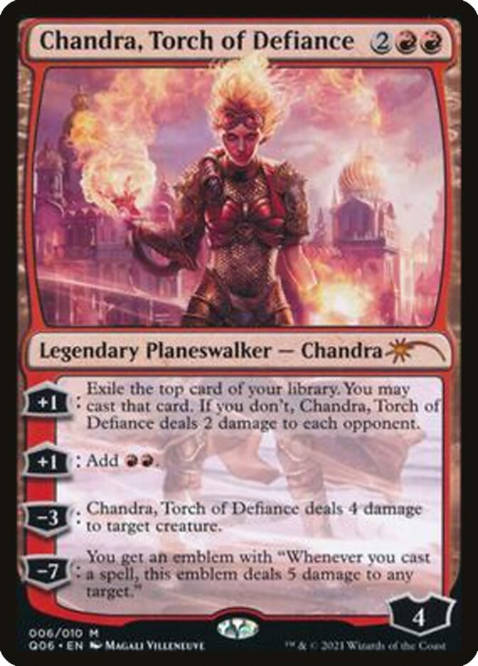 Chandra, Torch of Defiance [Pioneer Challenger Decks 2021] (Q06 6)