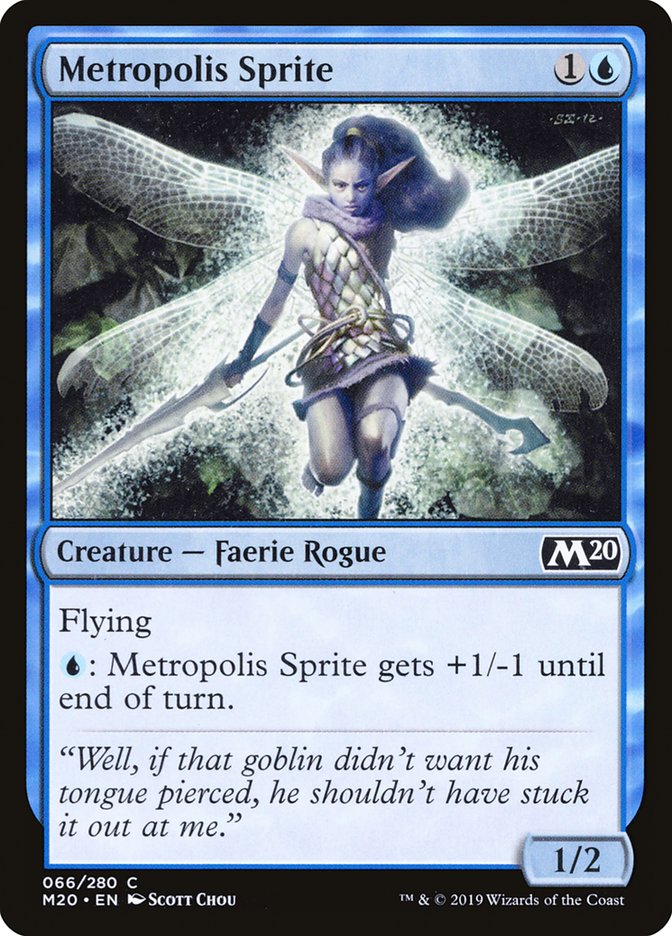 Metropolis Sprite [Core Set 2020] (M20 66)