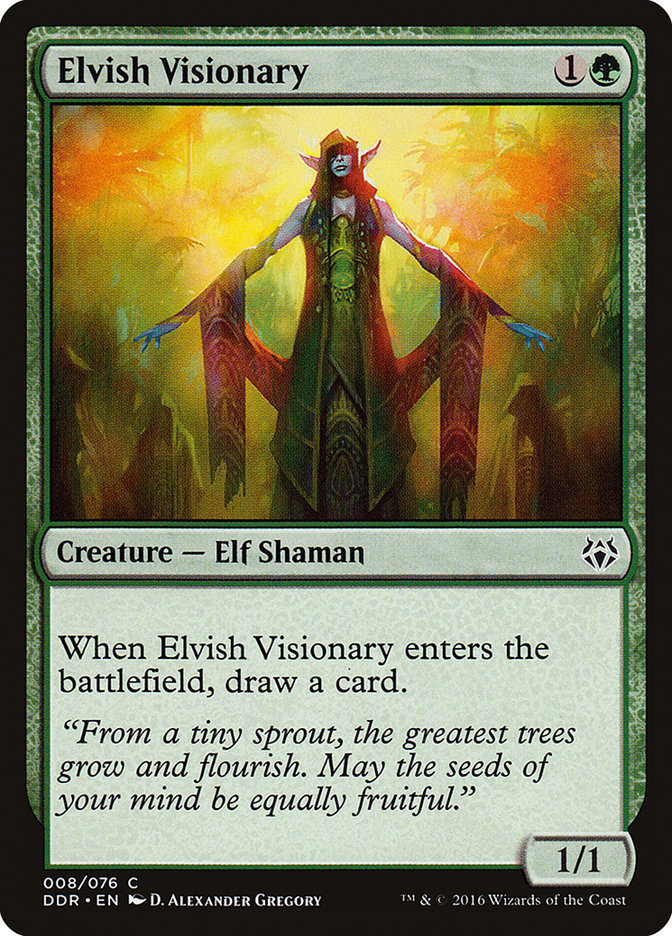 Elvish Visionary [Duel Decks: Nissa vs. Ob Nixilis] (DDR 8)