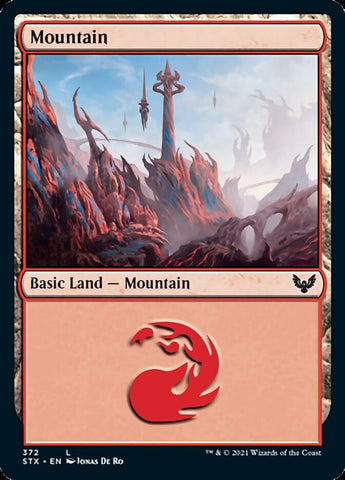 Mountain (#372) [Strixhaven: School of Mages] (STX 372)