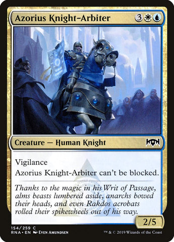 Azorius Knight-Arbiter [Ravnica Allegiance] (RNA 154)