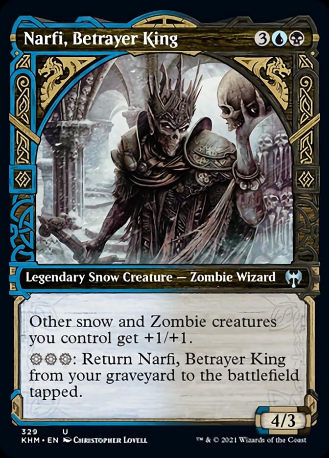 Narfi, Betrayer King (Showcase) [Kaldheim] (KHM 329)