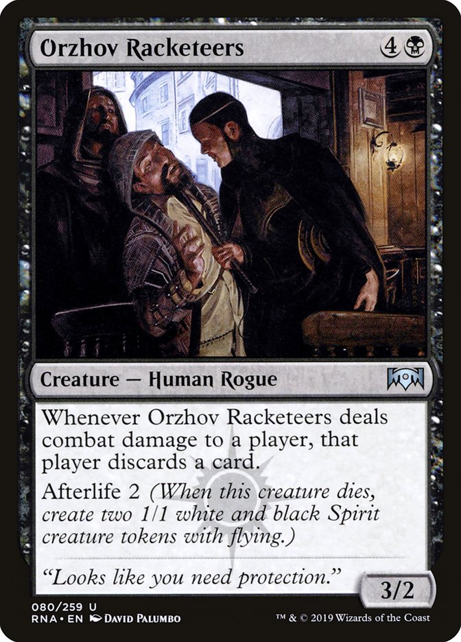 Orzhov Racketeers [Ravnica Allegiance] (RNA 80)