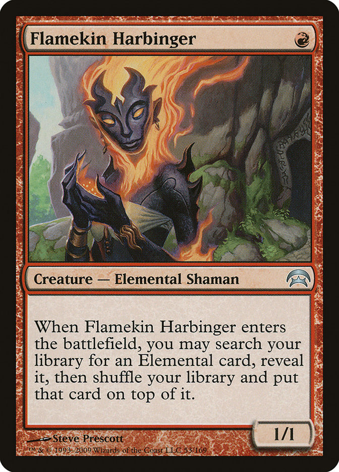 Flamekin Harbinger [Planechase] (HOP 53)