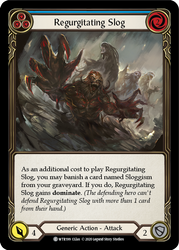Regurgitating Slog (Blue) [WTR199] Unlimited Rainbow Foil