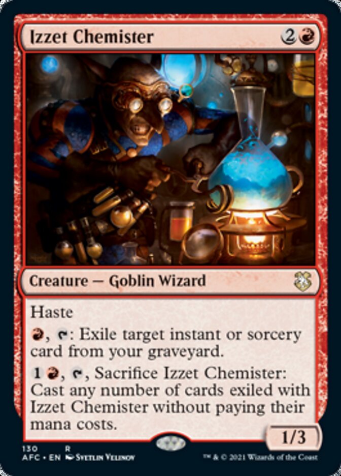 Izzet Chemister [Dungeons & Dragons: Adventures in the Forgotten Realms Commander] (AFC 130)