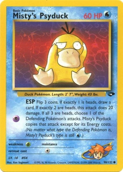 Misty's Psyduck (90/132) [Gym Challenge]