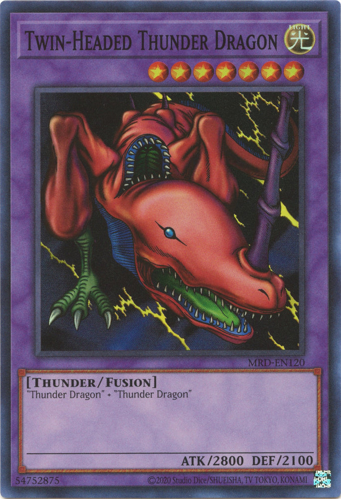 Twin-Headed Thunder Dragon [MRD-EN120] Super Rare