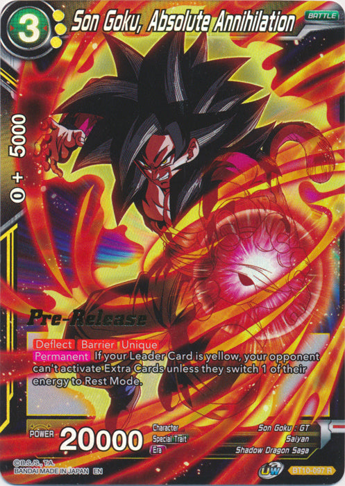 Son Goku, Absolute Annihilation [BT10-097]