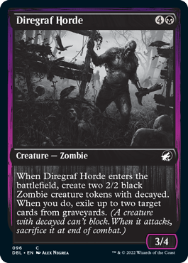 Diregraf Horde [Innistrad: Double Feature] (DBL 96)