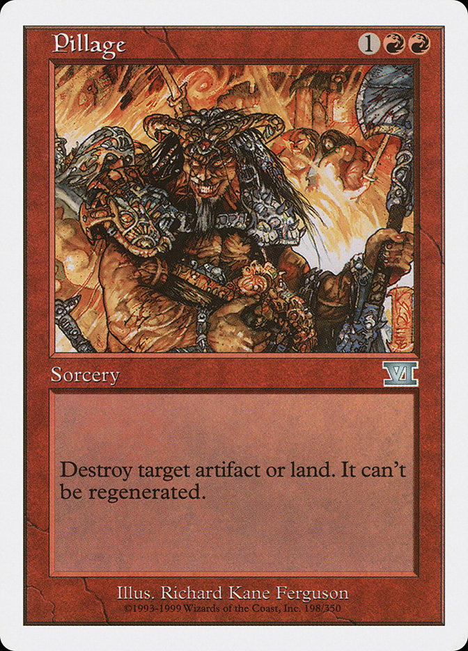 Pillage [Classic Sixth Edition] (6ED 198)