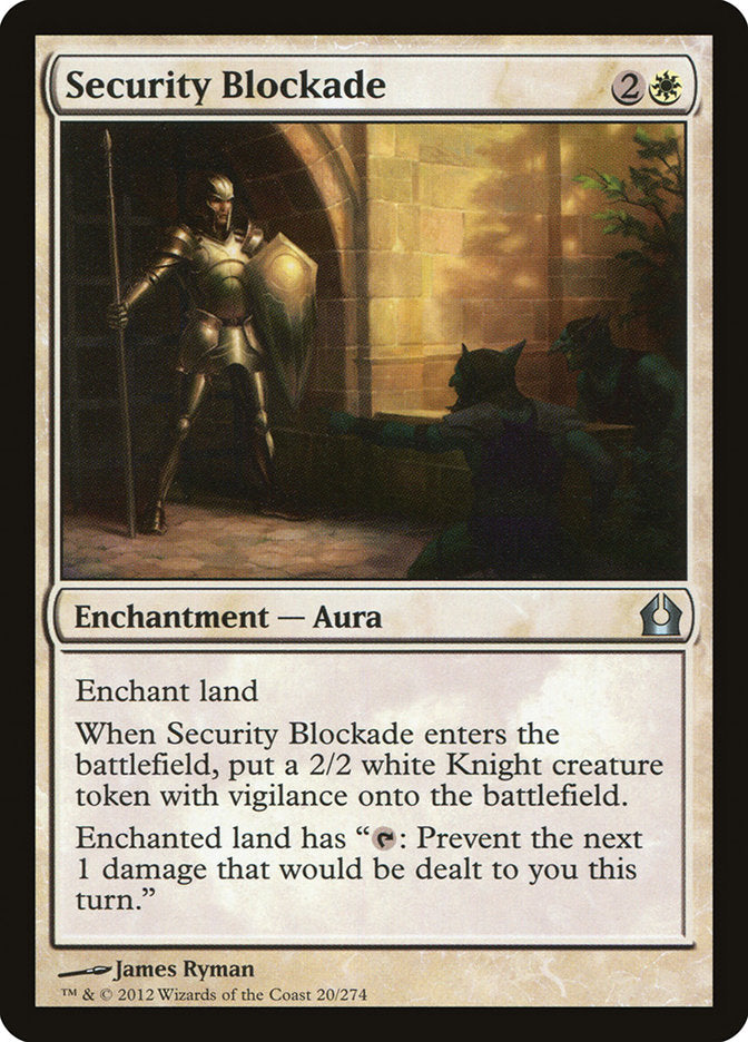 Security Blockade [Return to Ravnica] (RTR 20)