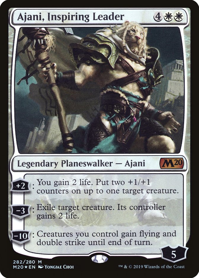 Ajani, Inspiring Leader [Core Set 2020] (M20 282)