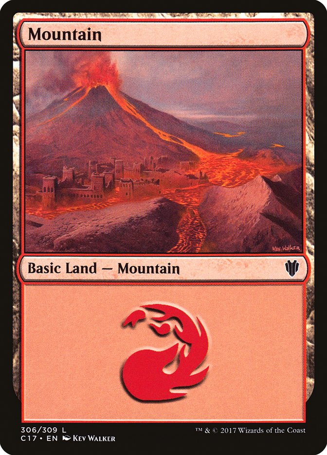 Mountain (#306) [Commander 2017] (C17 306)