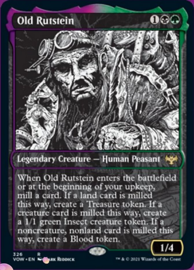 Old Rutstein (Showcase Eternal Night) [Innistrad: Crimson Vow] (VOW 326)