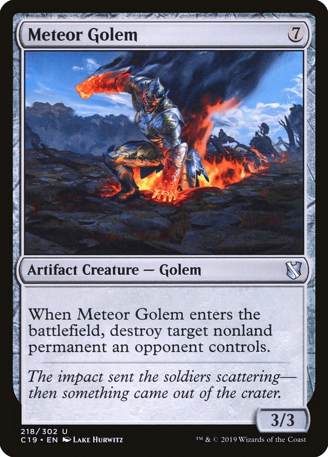 Meteor Golem [Commander 2019] (C19 218)