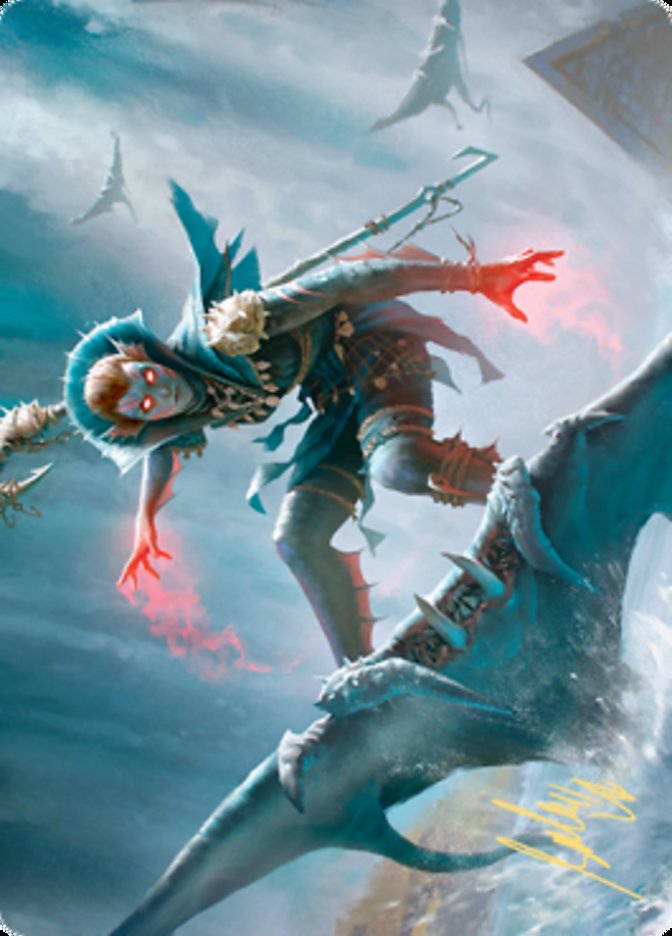 Umara Mystic Art Card (Gold-Stamped Signature) [Art Series: Zendikar Rising]