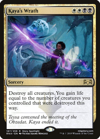 Kaya's Wrath [Ravnica Allegiance] (RNA 187)