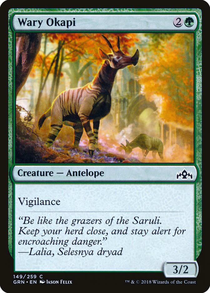 Wary Okapi [Guilds of Ravnica] (GRN 149)