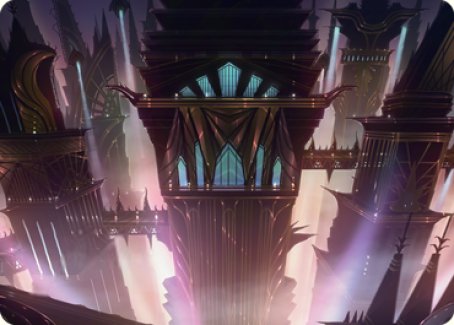 Skybridge Towers Art Card [Streets of New Capenna Art Series] (ASNC 37)