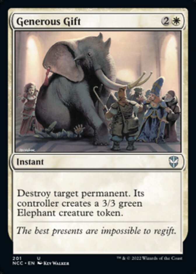 Generous Gift [Streets of New Capenna Commander] (NCC 201)