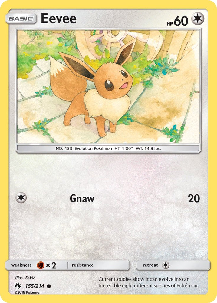 Eevee (Lets Play Eevee Cracked Ice Holo) (155/214) [Theme Deck Exclusives]