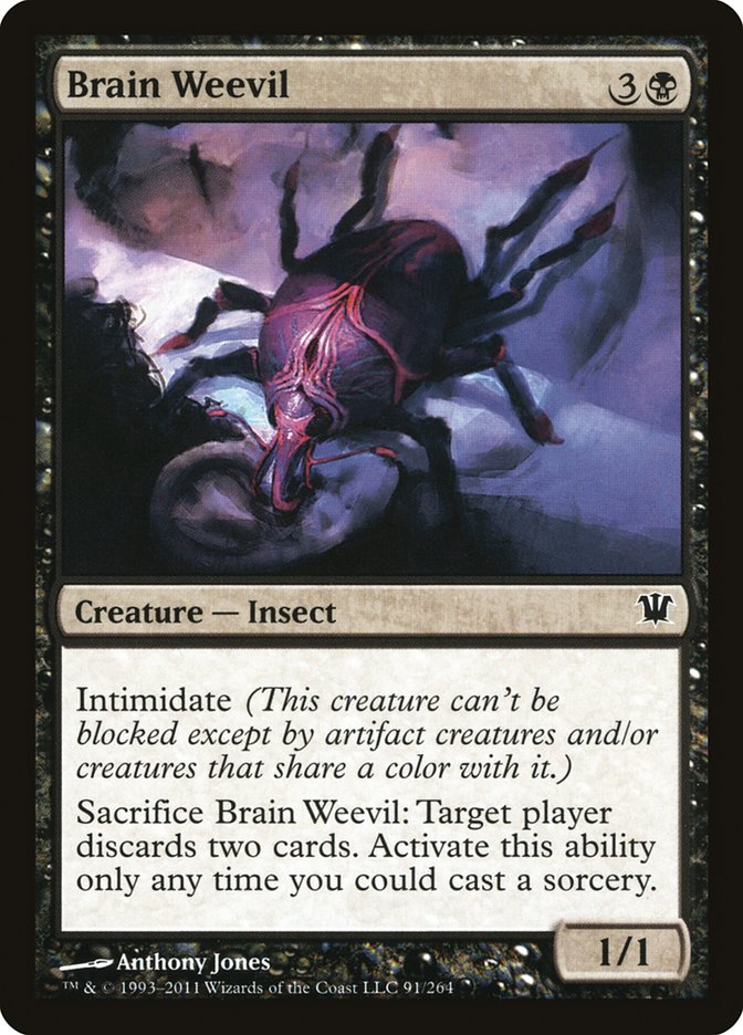 Brain Weevil [Innistrad] (ISD 91)