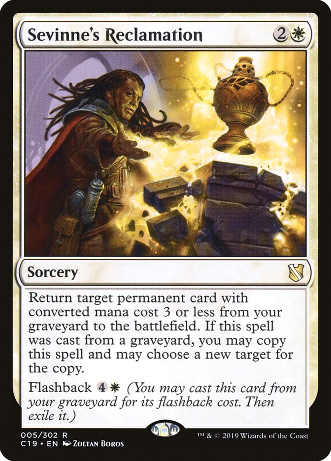 Sevinne's Reclamation [Commander 2019] (C19 5)