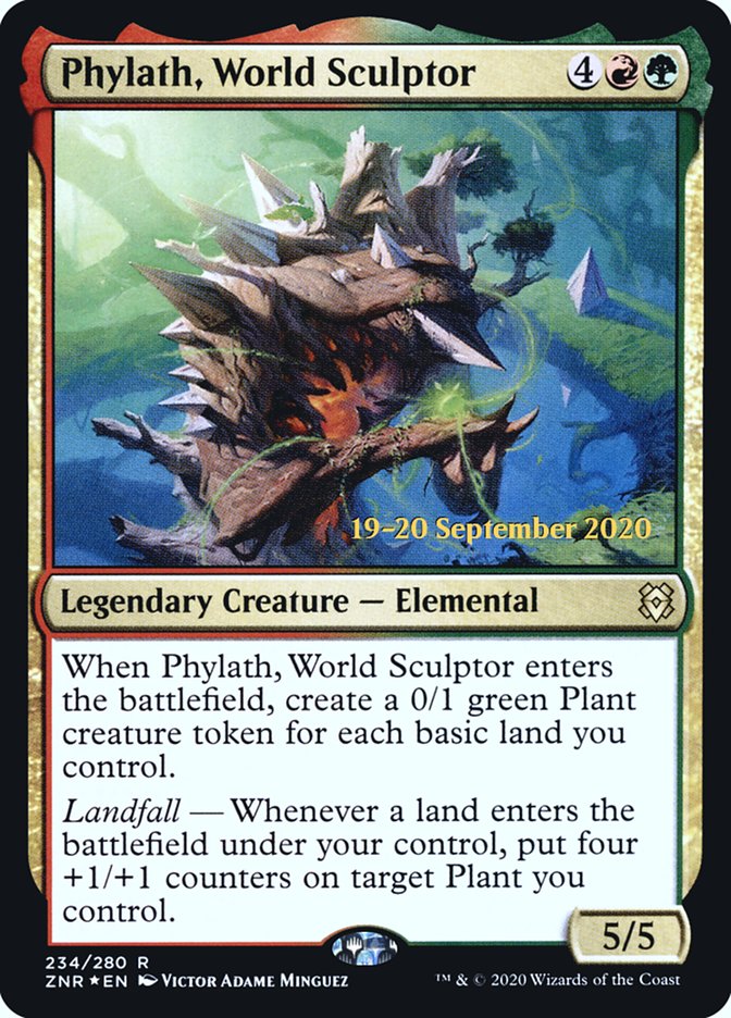 Phylath, World Sculptor  [Zendikar Rising Prerelease Promos] (PZNR 234S)
